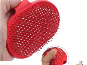 Cushioned Rubber Brush for Dogs, Cats, and More