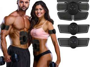 ELECTROSTIMULATOR MUSCLE STIMULATOR SETT MED 3 - 6 massasjemodus - 6x AAA batteri