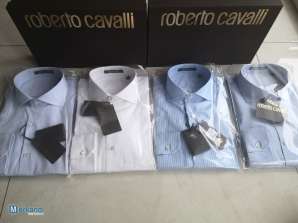 Camisas de hombre Roberto Cavalli en tallas 39-45 | Stock A de alta calidad | Varios modelos disponibles