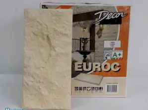 dekoratīvais akmens - Decor EUROC 5 GEEL YELLOW - iepakojumā pa 72