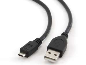 CableXpert Micro-USB-kabel 0,1 m CCP-mUSB2-AMBM-0,1M