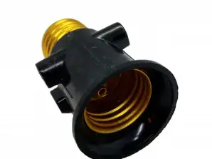 Splitter Bulb Extension Adapter E27 - Verbinden Sie 2 elektrische Geräte