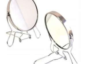 Miroir cosmétique rotatif bilatéral de 4 pouces