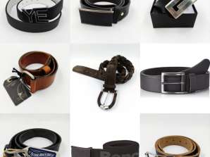 Set of Assorted Leather Belts from Prestigious Brands - Sizes 38 to 50