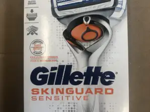 Gillette Sensitive Power Flexball - Rasoir électrique, Rasoir électrique pour hommes - Tondeuse à moustache et barbe, tondeuse à poils de nez