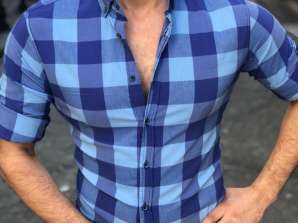 Trendig skjorta med smal passform | Minst 1000 stycken | Bomull av hög kvalitet