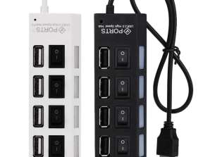 USB 2.0 ACTIVE SPLITTER FOR 4 PORTS CHARGER SKU:115(stock in Poland)