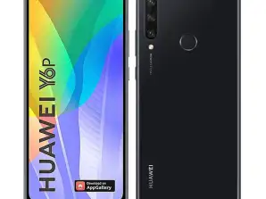 Huawei Y6P 64GB Schwarz - Smartphone mit EMUI-Schnittstelle und Huawei Mobile Services