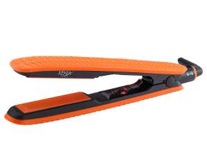 Xenia Paris JS-140209: Orangefarbenes Silikon-Haarglätteisen