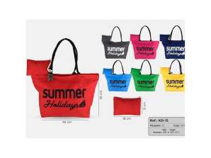 Beach bags model SUMMER lot assorted colors