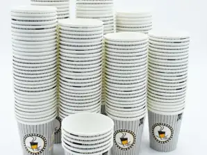 Disposable Paper Cups 7oz 200ml, 3000pcs – €42.90, Eco-friendly