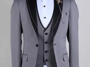 Kostuum voor mannen, uitstekende kwaliteit (vest, jas, broek)