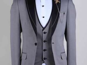 Men's suit 60% polyviscose 40% polyester (slim fit)