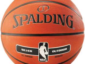 Āra basketbols Spalding NBA Silver Outdoor