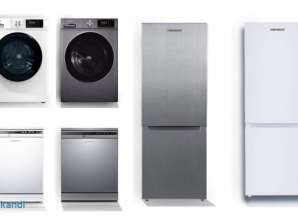 Lote de Electrodomésticos Nuevos de Alta Calidad: Lavadoras, Refrigeradores y Lavavajillas