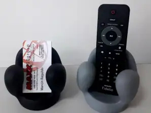 Stand/Stand for Remote Control or Business Cards - Mix Colors, Plastic, 10x10cm, Wholesale