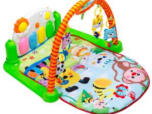 Colchoneta educativa para niños 3en1 mono + piano