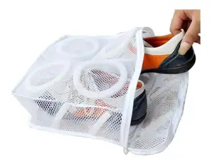 Mesh bag for washing shoes shoes