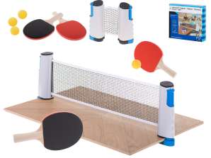 Table tennis set paddles ping pong net extendable