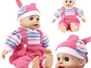 Maja dukke baby græder griner siger 40cm
