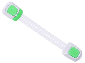 Protection lock for refrigerator cabinets adjustable green