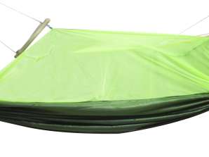 Camping hengekøye med myggnett 210x140cm
