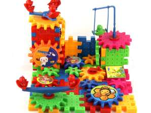 Construction Blocks Educational Puzzle Gears Playground MAGICAL BLOCKS 81pcs