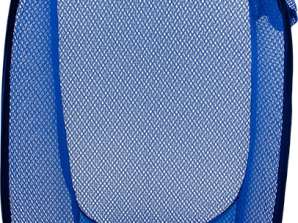 Organizatoru grozs veļas konteinera drēbes salokāmas tumši zilā krāsā