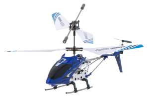 Helicóptero controlado remotamente para controle remoto RC SYMA S107G azul