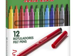 Marcadores ALPINO marcadores clásicos 12 colores