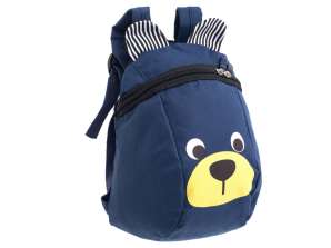 Batoh pro předškoláka dětský batoh medvídek tmavě modrý