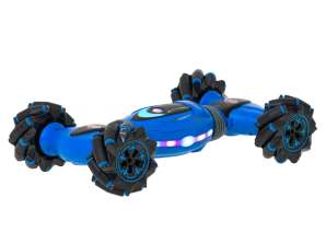 Nuotolinio valdymo pultas Rankinis valdymas Automobilis 2in1 RC Stunts šokių triukas 360 mėlyna