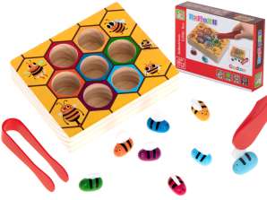 Montessori bee honeycomb educational game
