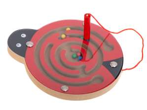 Labirinto magnético de bolas de joaninha