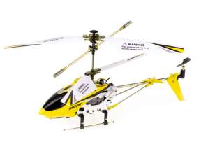 Helicóptero de control remoto para control remoto RC SYMA S107H 2.4GHz RTF Amarillo