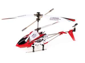 RC távirányító helikopter SYMA S107H 2,4GHz RTF Piros