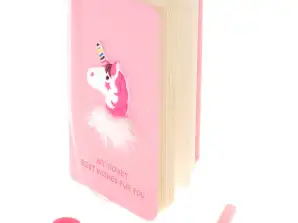 Pen notebook unicorn gift set