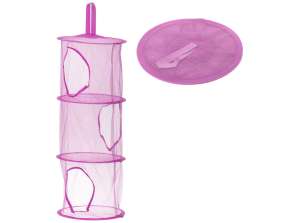 Organizer hanging container toy shelves purple