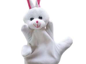 Pacynka pluszowa maskotka na rękę kukiełka królik