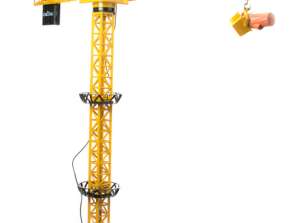 Crane Remote-controlled RC construction crane with 4CH hook, 128 cm