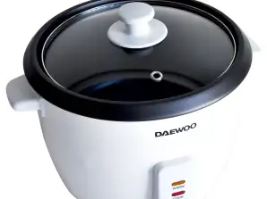 Daewoo SYM-1380 riskoger 1.5L kapacitet med non-stick belægning og holder varm funktion