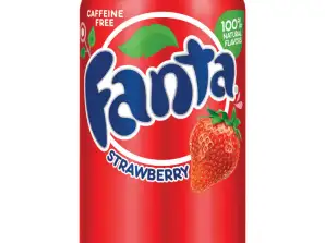 Fanta Erdbeere 355 ml Dose - Herkunft aus den USA