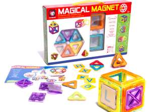 Blocuri magnetice colorate MAGNET MAGIC 20PCS