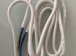 Kabel H05VV-F 3G1.5MM2 2 meter lengte
