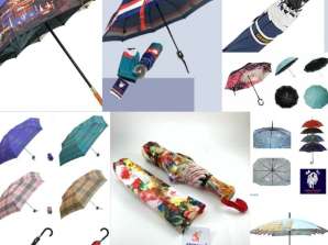 Olika uppsättningar Cavalli-, Grimandi- och Miller-paraplyer: olika modeller och mönster