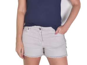 Grey 'Blue Motion' denim shorts for women - Aldi short jeans