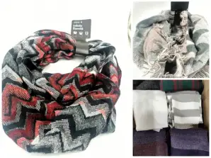 Scarves Lot Assorted Wholesale. Online Sale for Autumn and Winter REF: 1801