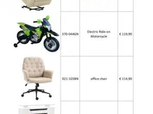 Pallet MIX A/B SU3880 Armchair Motorbike Home accessories