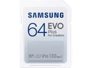 Samsung SD EVO PLUS 64 GB – Secure Digital (SD) MB-SC64K/EU