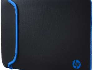 HP 14 Inch (35.5 cm) Black & Blue Reversible Neopren Sleeve for Laptop